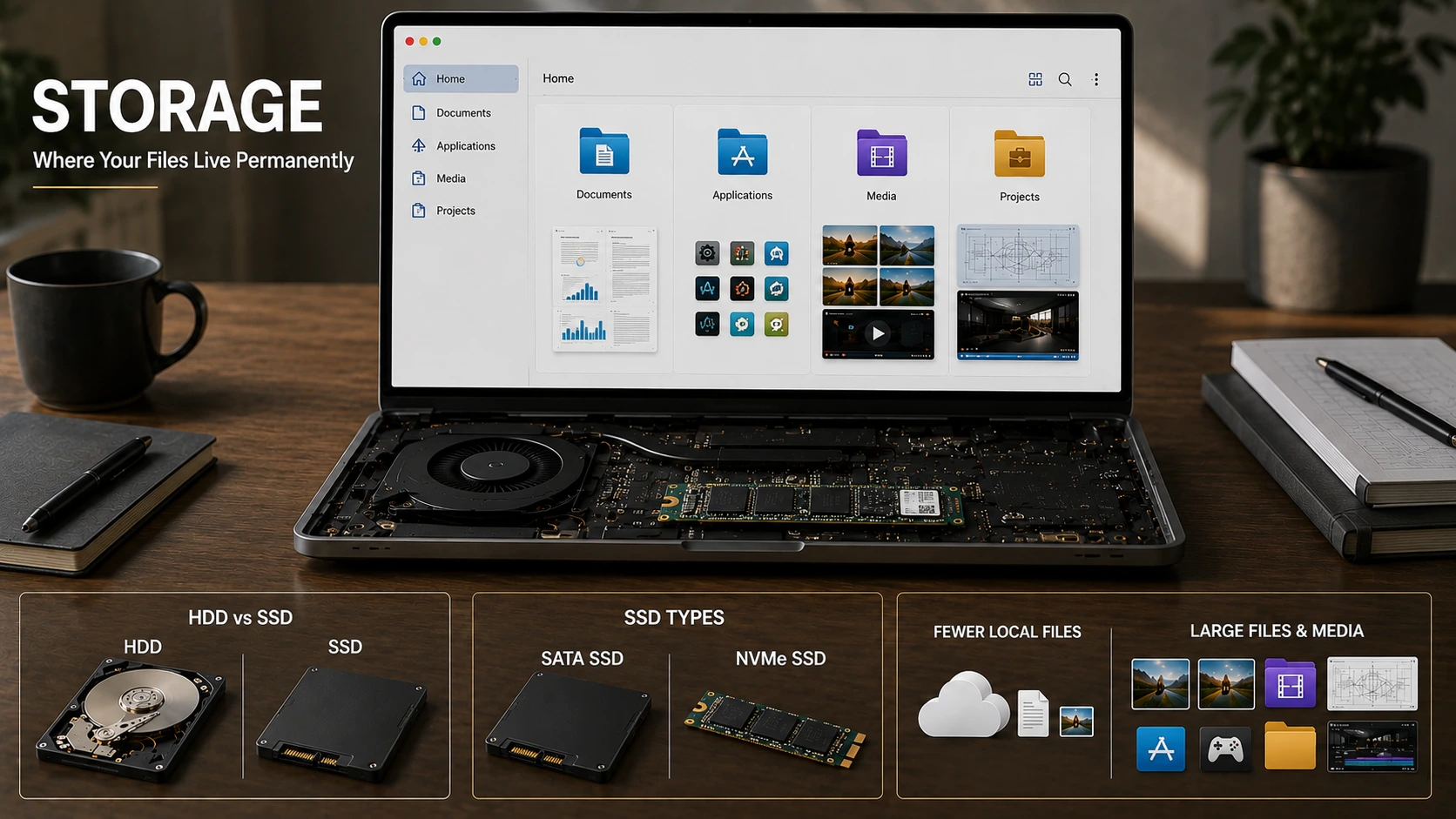 Storage Where Your Files Live Permanently