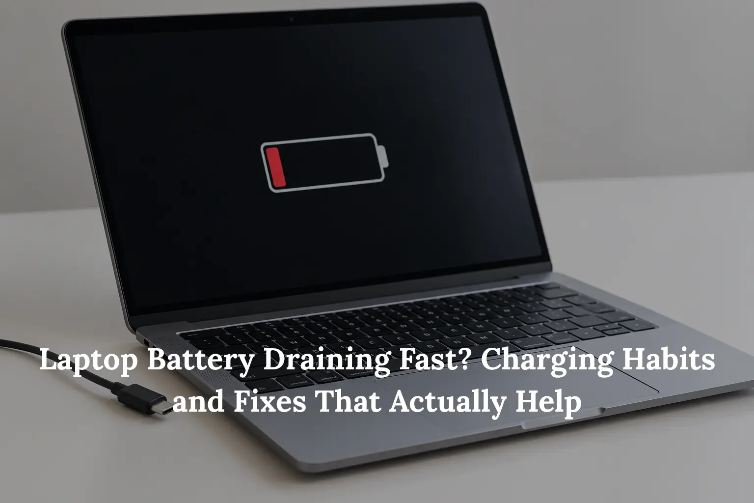Laptop Battery Draining Fast Charging Habits and Fixes That Actually Help